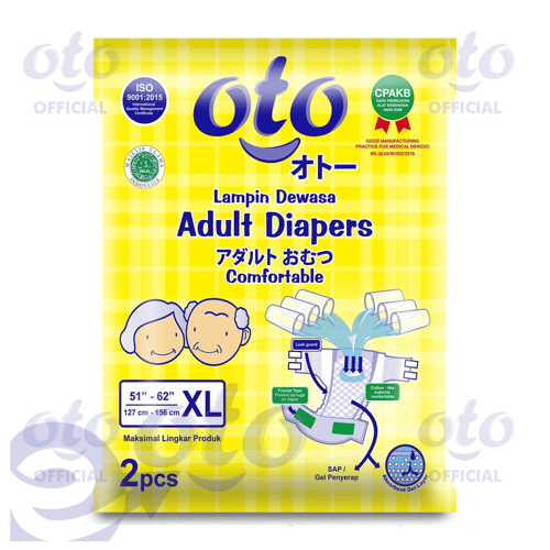 OTO Popok Dewasa model Lem Perekat Adult Diapers isi 1 pc ukuran XL