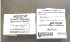 1 Set Spectroline Overlay Signature Murah