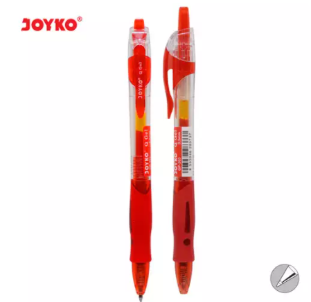 Gel Pen / Pulpen / Pena Joyko GP-265 / Q Gel / 0.5 mm - Red