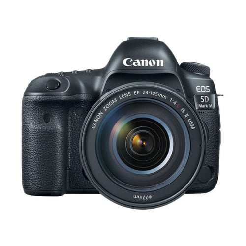 Canon EOS 5D Mark IV Kit 24-105mm f/4.0L IS II USM Kamera DSLR - Black