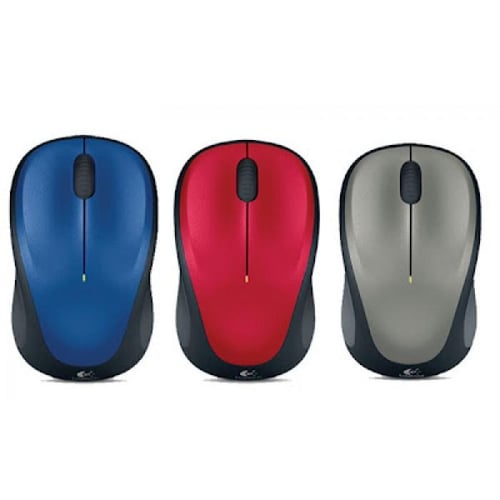 LOGITECH M235 Wireless Mouse Red/Blue/Colt Glossy