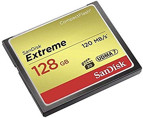 SANDISK Extreme 128GB CompactFlash Memory Card SDCFXSB-128G-G46
