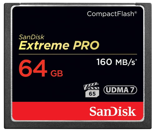 SANDISK Extreme PRO 64GB Compact Flash SDCFXPS-064G-X46