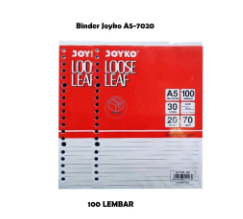 Kertas Binder Loose Leaf Isi Kertas File Binder Joyko A5-7020 - isi 50