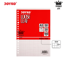 Loose Leaf Isi Kertas File Binder Joyko A5-100GR Grid