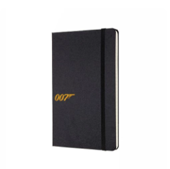 Notebook 007 JAMES BOND LIMITED EDITION/ Planner Dotted/ Grid/ Journal - Kotak-kotak