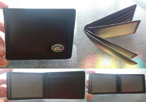 Dompet Land Rover Logo Leather.10.5x8