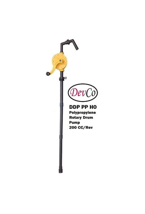 Polypropylene Rotary Hand Operated Drum Pump DDP PP HO - 1 Inci