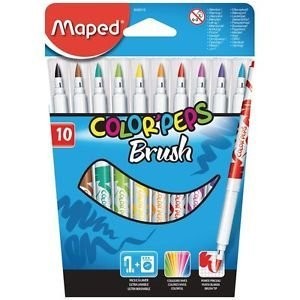 MAPED Felt Pen Brush Set 10 Cardboard