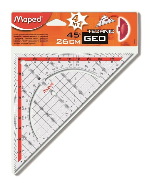 MAPED Penggaris Geometric Set Square 26 cm