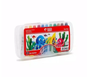 Crayon Titi / Krayon Titi Oil Pastel 12 Warna