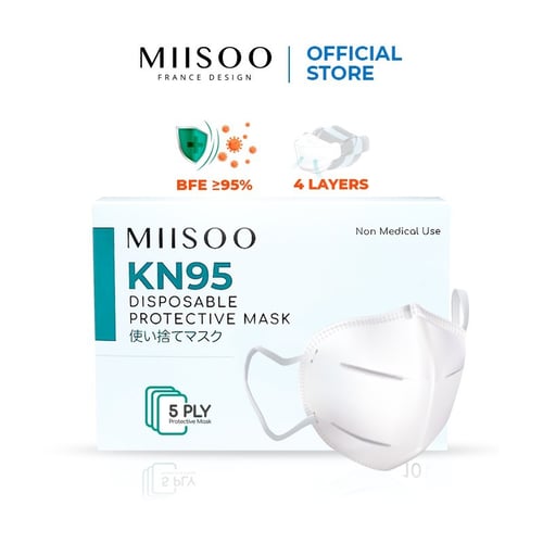 MIISOO masker kn95 4ply ORIGINAL