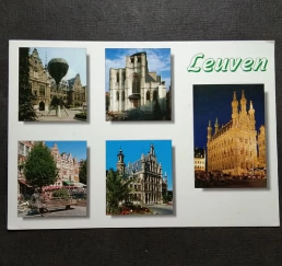 Post Card Brussel Leuven tahun 1998