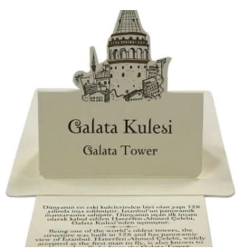 Kartu Pos Pop Up Istanbul - Galata Tower