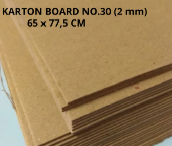 Karton Hard Board No. 30 (tebal 2 mm) 65 x 77,5 CM