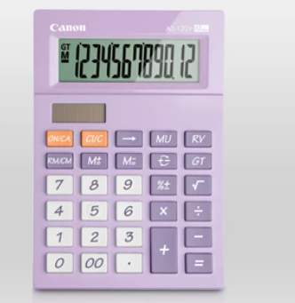 kalkulator canon 120 V (color) - Orange