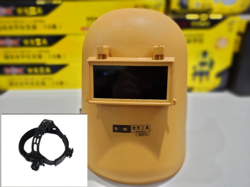 Topeng Kepala Welding/Las , Head Wear Welding Mask yellow Pro Quality - SK6720
