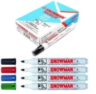 Spidol Snowman Permanent Marker G-12 warna hitam