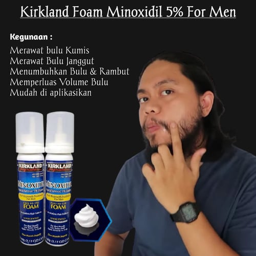 FOAM Kirkland Minoxidil 5 persen For Men