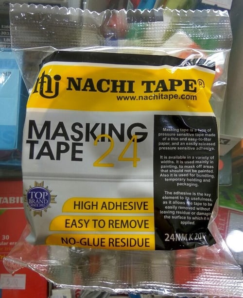 Lakban kertas Nachi - Masking tape Nachi