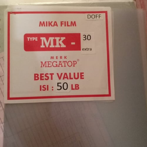 Mika Jilid Plastik Megatop MK-30 Doff