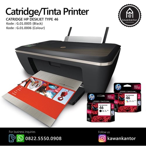 HP Tinta Printer Deskjet Type 46 Black