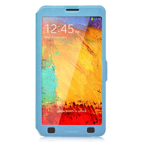 AHHA Arias Magic Leather Flipcase Casing for Samsung Galaxy Note 3 - Blue
