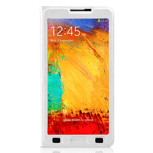 AHHA Derby Magic Flip Cover for Samsung Galaxy Note 3 - White
