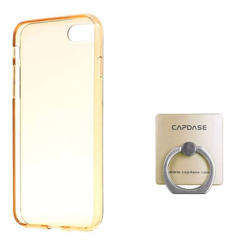 CAPDASE Jacket Softcase Casing for iPhone 7 Plus - Gold + Free Iring Stand Gold