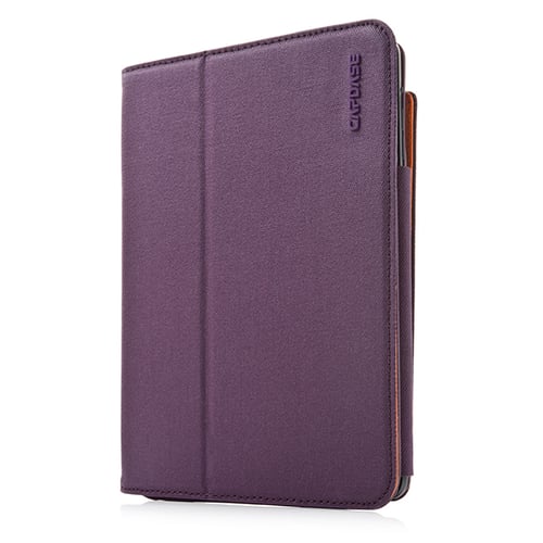 Capdase Rotate Folio Canvas Folder Case for iPad Mini - Ungu