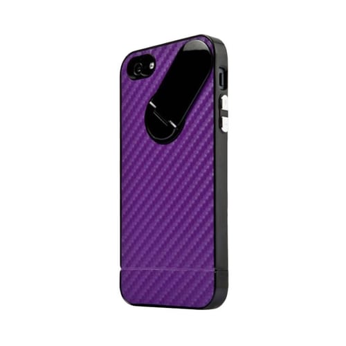 CAPDASE Sanp Jacket Grapite Casing iPhone 5 - Purple