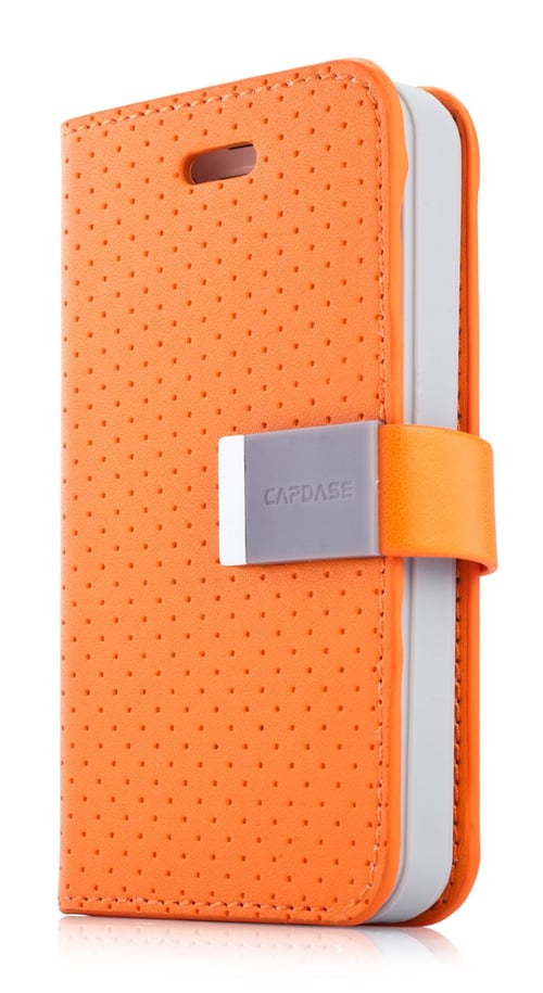 CAPDASE Sider Polka Folder Casing for iPhone 4 - Orange