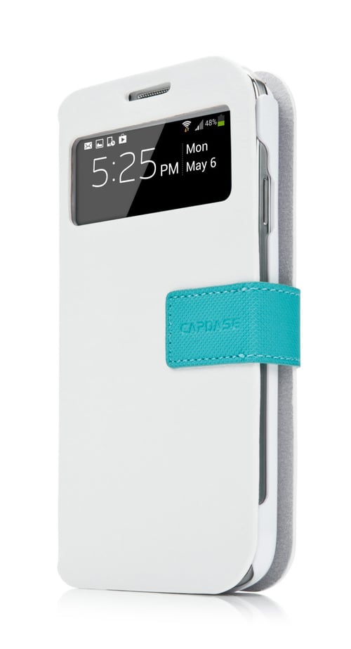 Capdase Smart Folder Sider Id Belt Casing for Samsung Galaxy S4 Mini - Putih