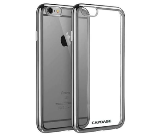 CAPDASE Soft Jacket Fuze Casing for iPhone 7 - Clear Black