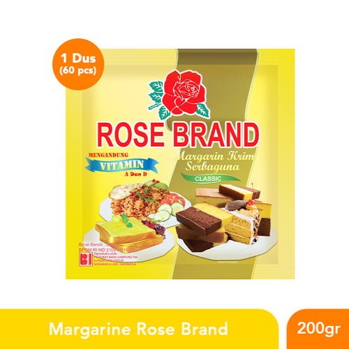 ROSE BRAND Margarine 200gr 1dus
