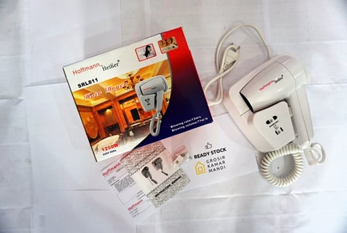 Hair Dryer Hotel Hoffmann HFM811 Pengering Rambut Gantung Tembok