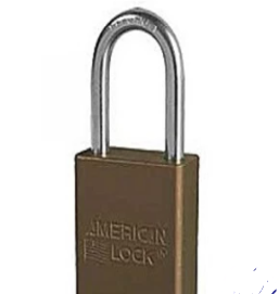 American Lock A1166BRN Safety Lockout Padlock