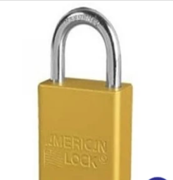 American Lock A1105YLW Safety Lockout Padlock