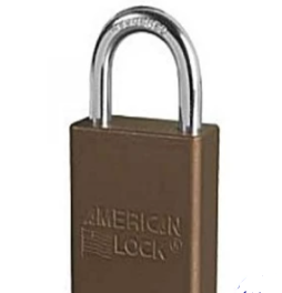 American Lock A1105BRN Safety Lockout Padlock