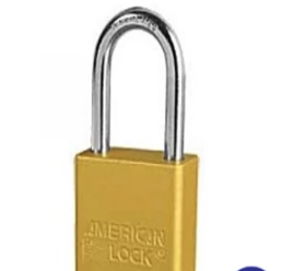 American Lock A1106YLW Safety Lockout Padlock