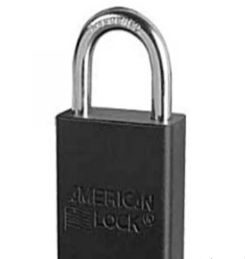 American Lock A1165BLK Safety Lockout Padlock