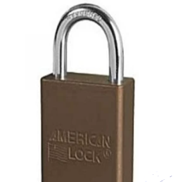 American Lock A1165BRN Safety Lockout Padlock