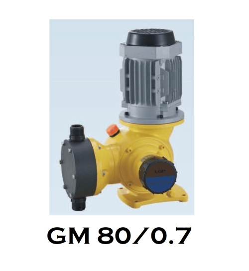 Pompa Dosing GM PTFE Mechanical Diaphragm Metering Pump 80 LPH - 0.5 Inci