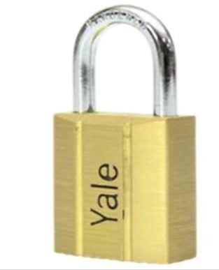 Yale V140.40LS40 V-Series Solid Brass Long Shackle 40 mm Security Padlock