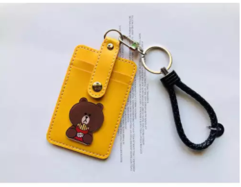 cardholder/keychain/gantungan kunci kartu akses/ATM/gift Brown&Cony - BROWN 1, Kuning