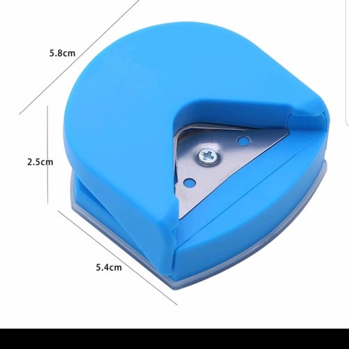 Corner Punch Alat Pemotong Sudut Kertas Corner Cutter Alat Plong - Biru