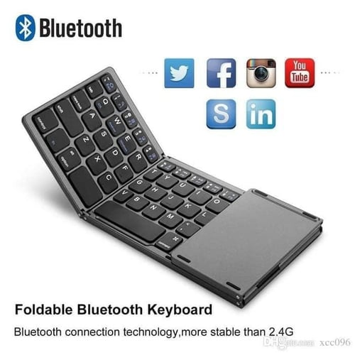 Wireless Bluetooth Keyboard Folding