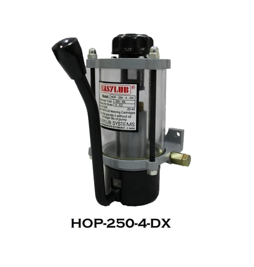 Lubrication Oil Pump HOP-250-4-DX Pompa Oli Manual - 250 ml. 4 cc 15 Bar