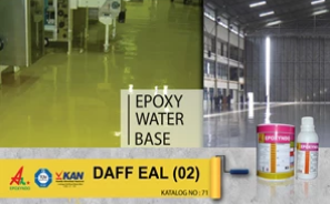 Cat Epoxy - DAFF EAL (02) - Epoxy Water Base - Digunakan Sebagai Pelapis Pada Lantai Sebelum Dilakukan Pengecatan ( Pelapis Lantai ) - Katalog 71