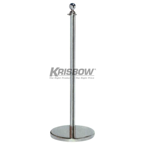 Tiang antrian Handrail Silver Without Rope (1Pcs) Krisbow KW1800554